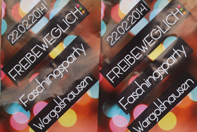 FREIBEWEGLICH Faschingsparty – Eine gigantische Party!