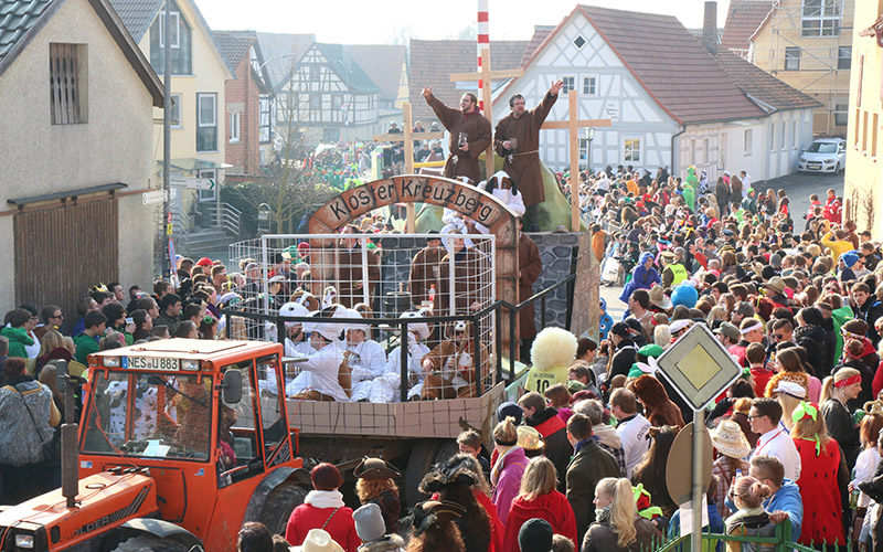 Rosenmontagszug 2015 in Wargolshausen