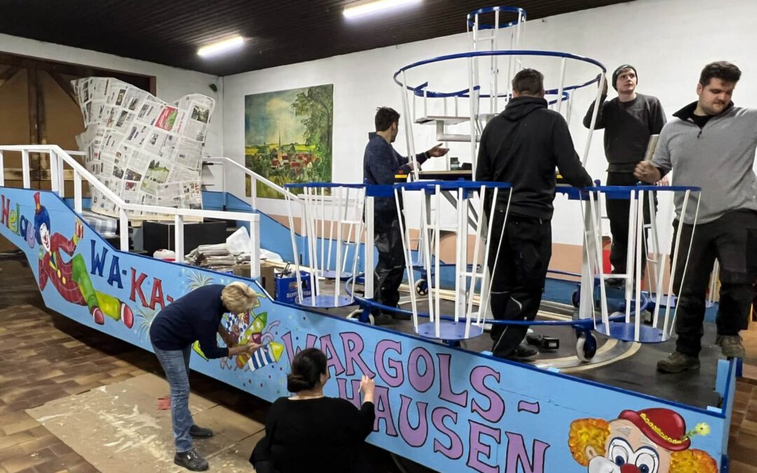 Gardewagen der Wa-Ka-Ge – Anführer des Rosenmontagszuges